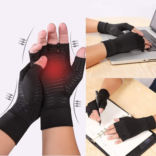 Compression Arthritis Glove - Joint Pain Relief (Half Finger)